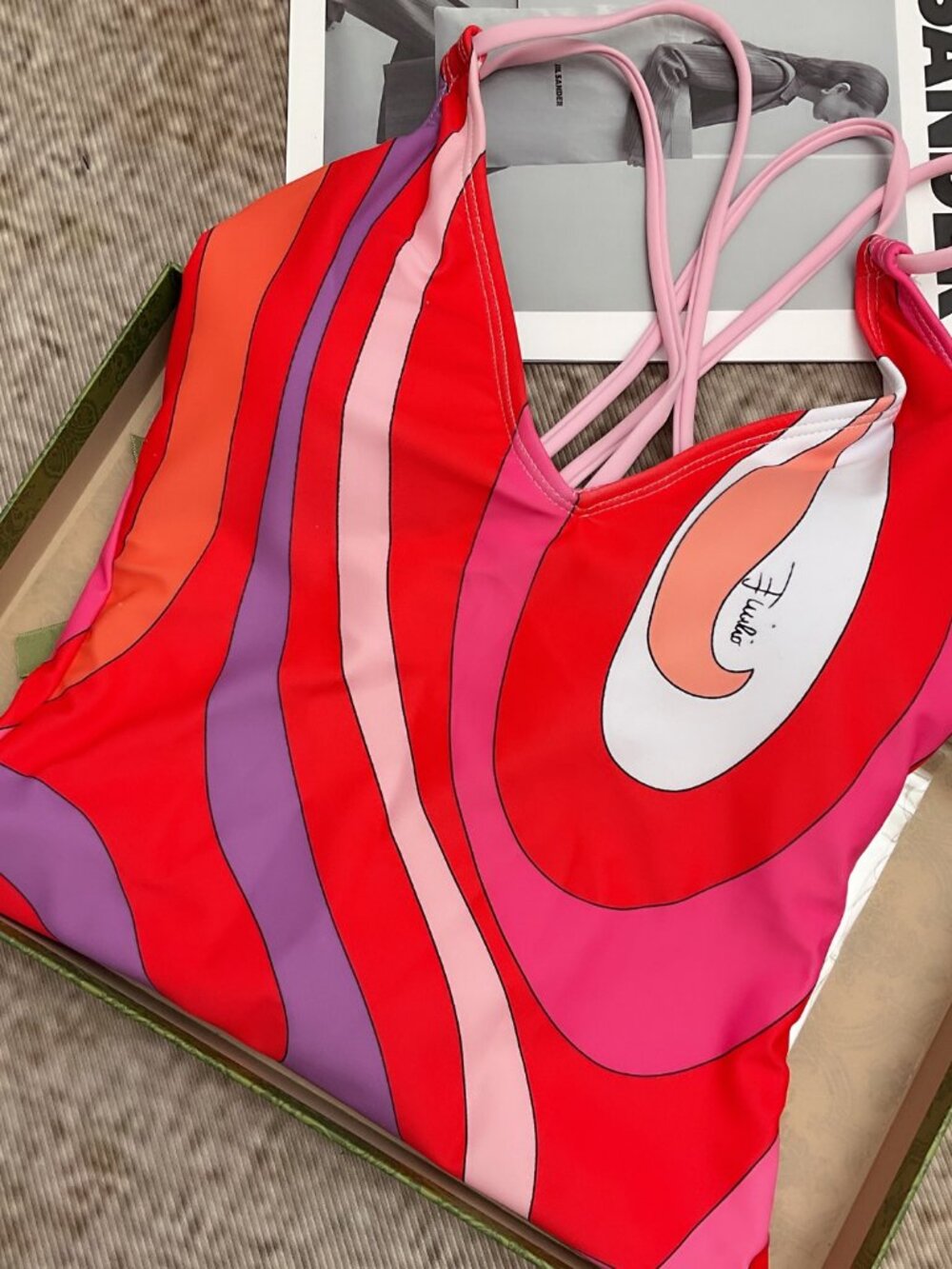 Emilio Pucci Bikini Halter-Neck Swimsuit - Picture 8 of 8